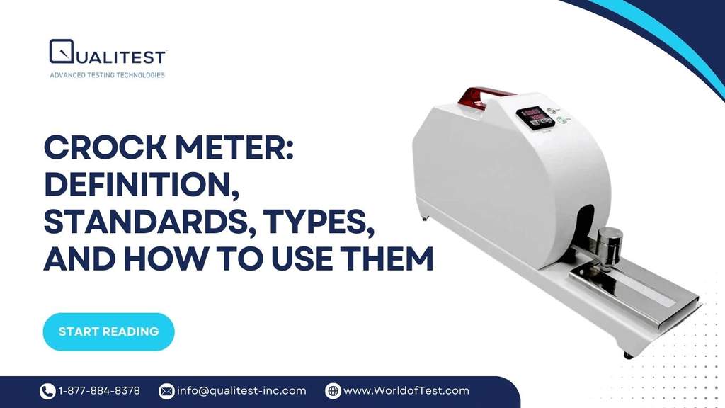 Crock meter device used for fabric colorfastness and abrasion resistance testing | Qualitest