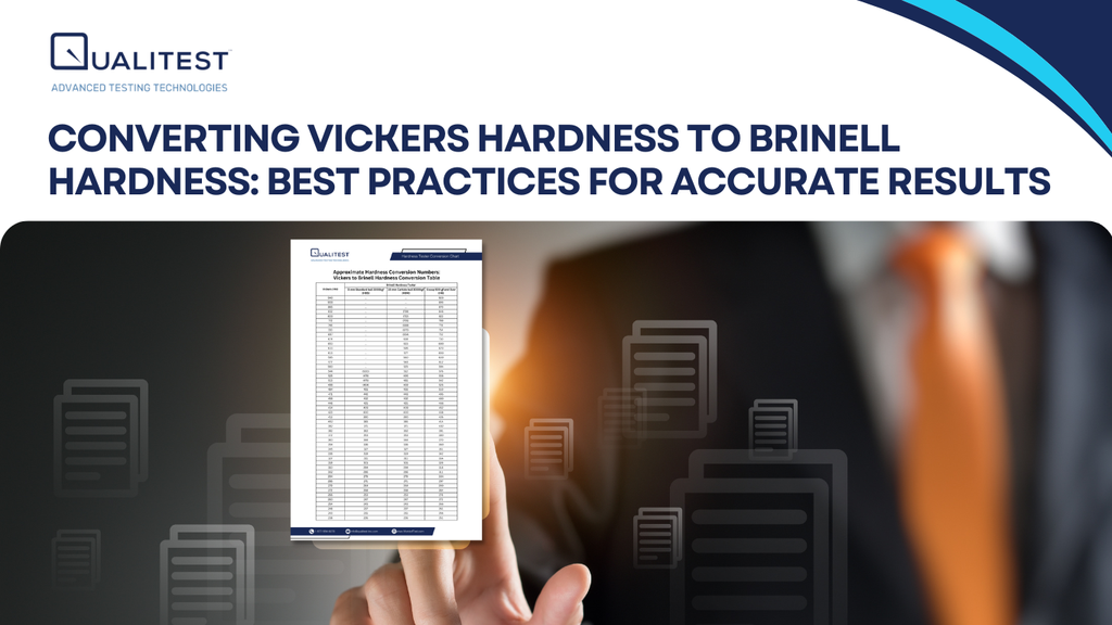 Umrechnung der Vickershärte in die Brinellhärte: Best Practices für genaue Ergebnisse