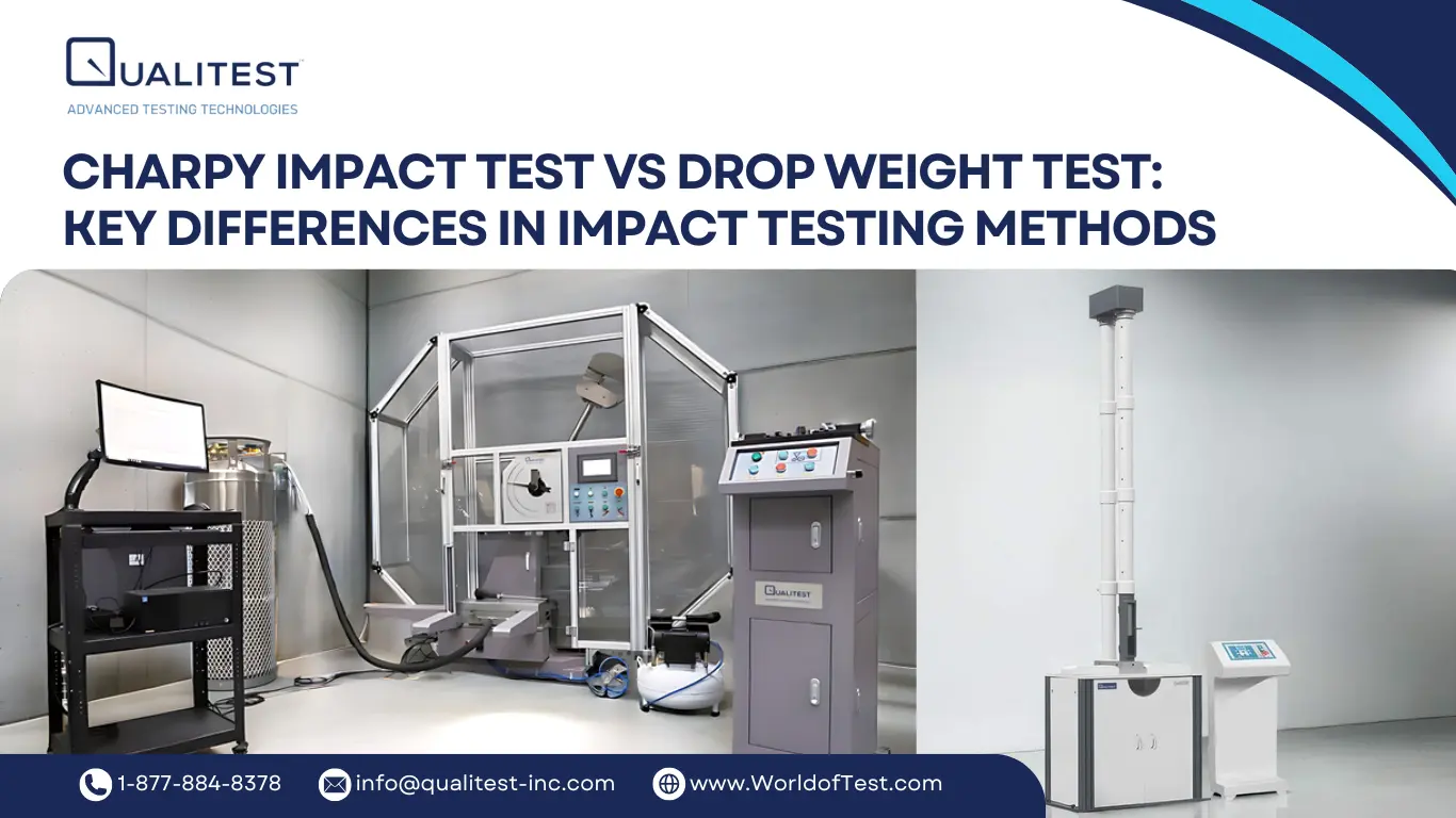 Charpy Impact Test vs Drop Weight Test: Key Differences in Impact Testing Methods