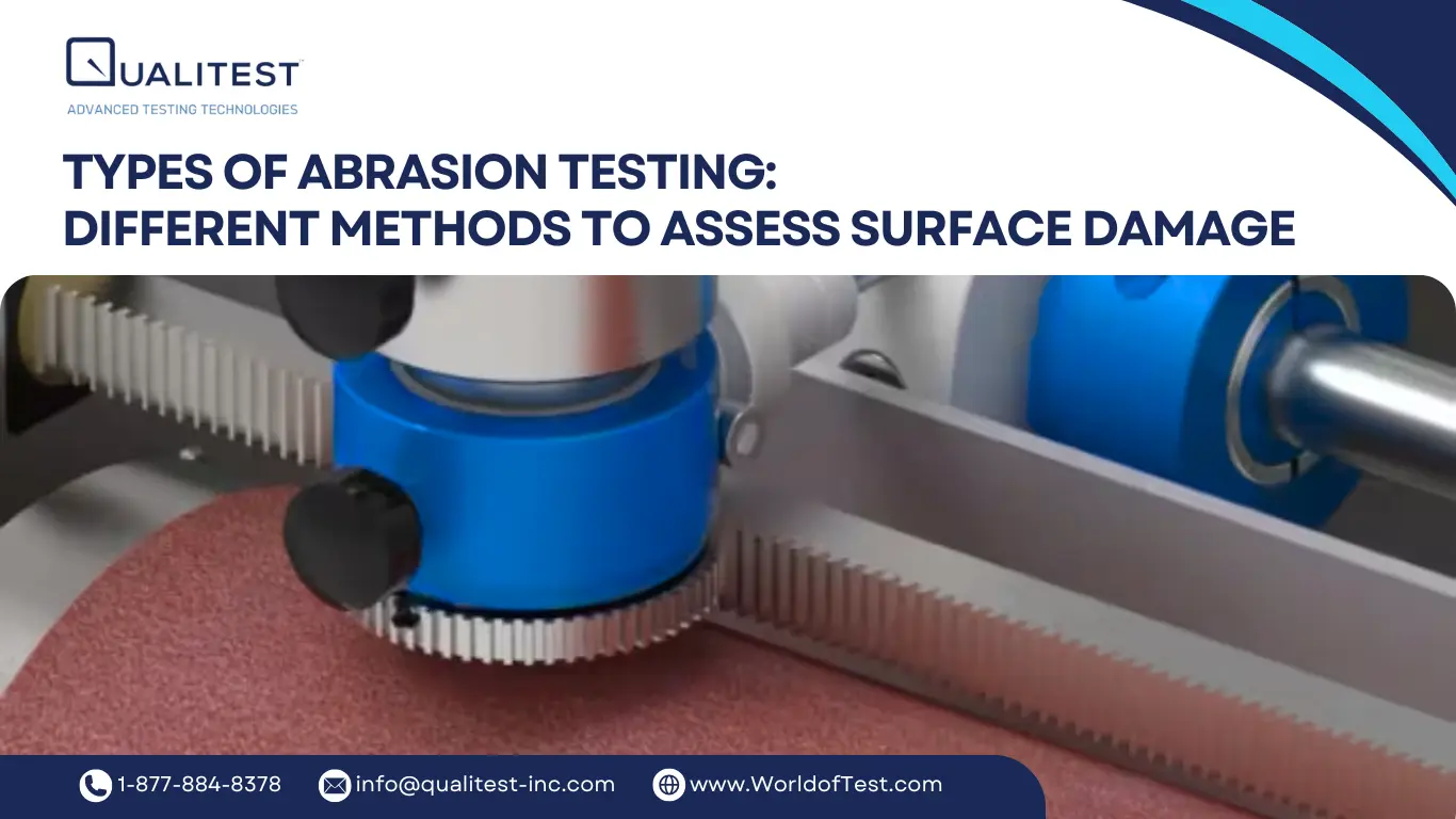 Types of Abrasion Testing: Different Methods to Assess Surface Damage