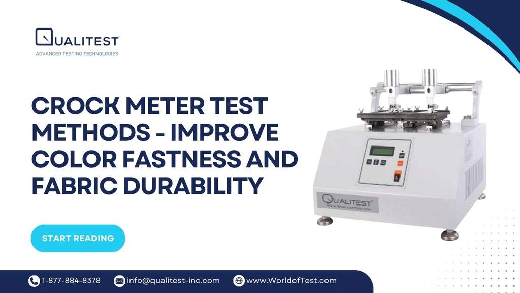 Crock Meter Test Methods - Improve Color Fastness and Fabric Durability