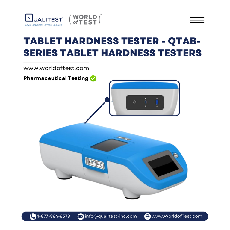 Penguji Kekerasan Tablet Seri QTab: Tingkatkan Kontrol Kualitas Farmasi Anda