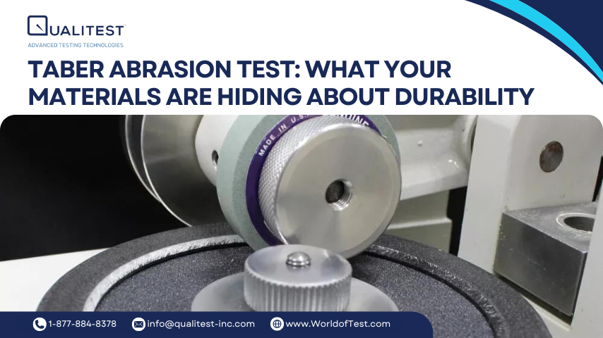 Test d'abrasion Taber : ce que cachent vos matériaux en matière de durabilité