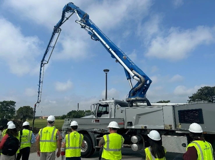Pumping at Circle Concrete Tech