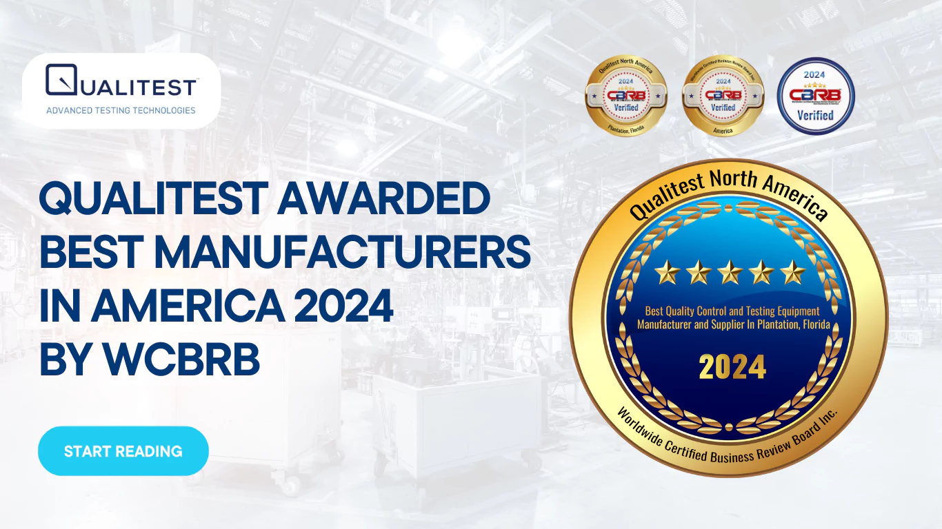 Qualitest WCBRBによる2024年アメリカ最優秀製造業者賞を受賞
