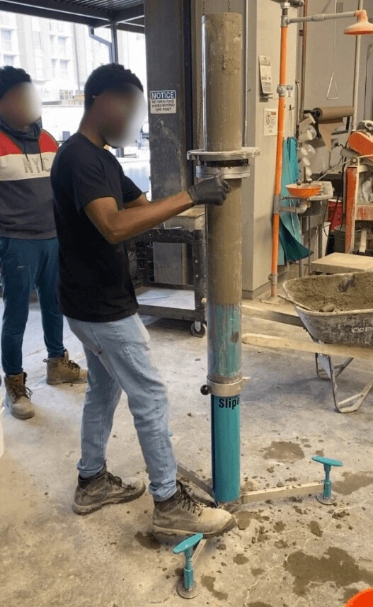 SLIPER testing at Circle Concrete Tech