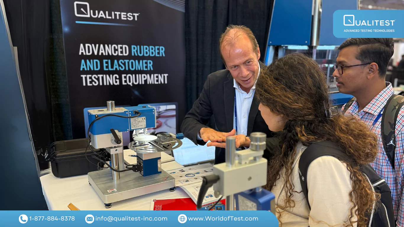 Qualitest グローバルポリマーサミット2025で高度なゴムおよびエラストマー試験ソリューションを展示
