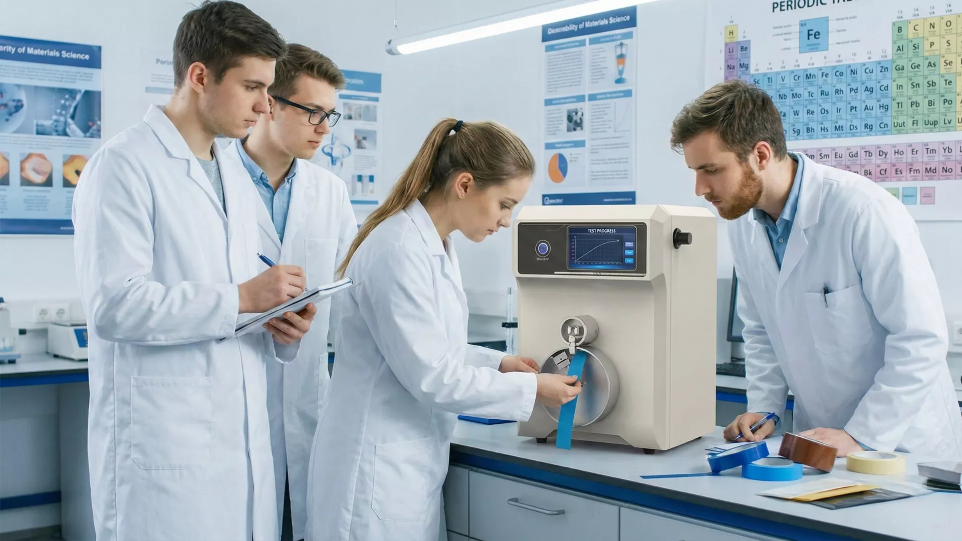 Klebeband-Testgerät