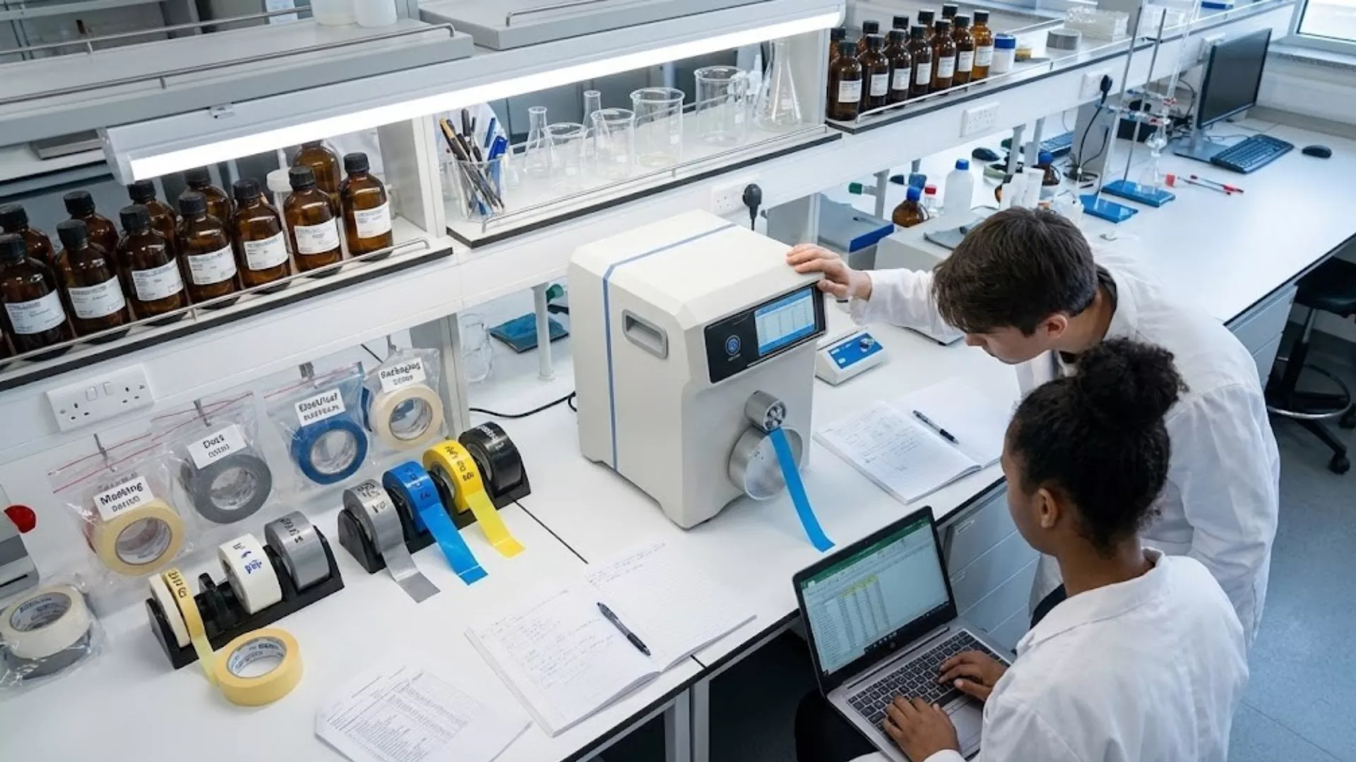 Klebeband-Testgerät