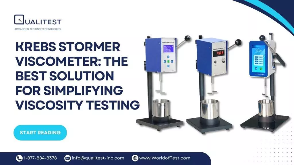 Krebs Stormer Viscometer: The Best Solution for Simplifying Viscosity Testing