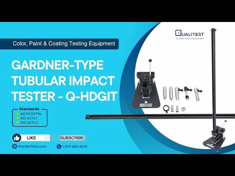 Preview image for the video "Gardner type Tubular Impact Tester - Q-HDGIT | Qualitest | WorldofTest.com".