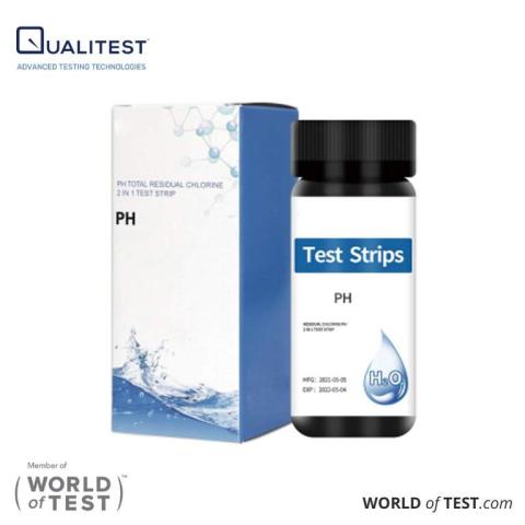 PH-Restchlor-Teststreifen