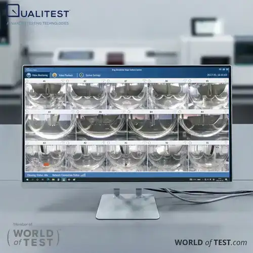 Sistema de imágenes de disolución farmacéutica