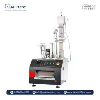 Testeur automatique TR – Testeur de points de fragilité pour la rétraction thermique et la fragilité du caoutchouc Testeur automatique TR – Testeur de points de fragilité pour la rétraction thermique et la fragilité du caoutchouc