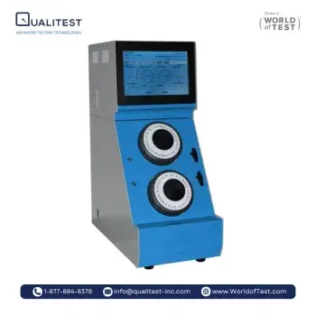 Testador de estabilidade de oxidação para óleos lubrificantes (método de vaso de pressão rotativo) Testador de estabilidade de oxidação para óleos lubrificantes (método de vaso de pressão rotativo)